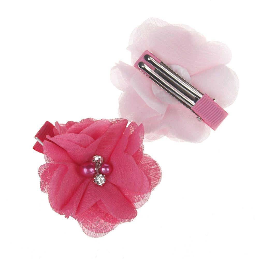 Dây Buộc Tóc Chiffon Đính Hoa Lấp Lánh Dễ Thương Cho Bé GáiKẹp Tóc Xinh Xắn Cho Bé Gái