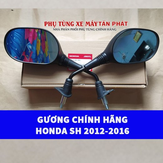 Bộ Gương kính Chiếu Hậu Xe Máy SH Việt 2012-2013-2014-2015-2016 Chính Hãng Honda