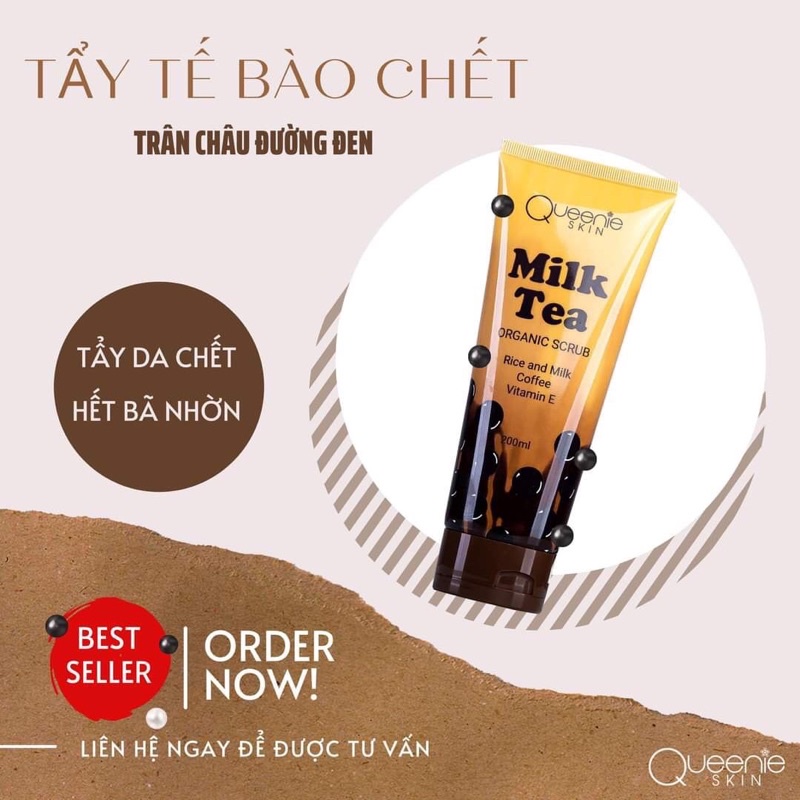 <CHÍNH HÃNG GIÁ SỈ> TẨY TẾ BÀO DA CHẾT TRÂN CHÂU QUEENIE SKIN