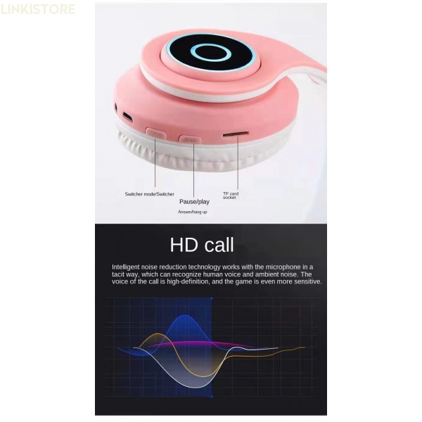 tai nghe không dây Hình Tai Mèo Đáng Yêu | BigBuy360 - bigbuy360.vn