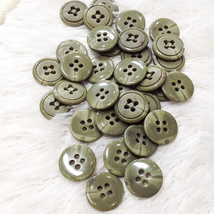 Cúc áo nhựa hoa mai nút trái tim nhiều kiểu dễ thương đính trang trí áo