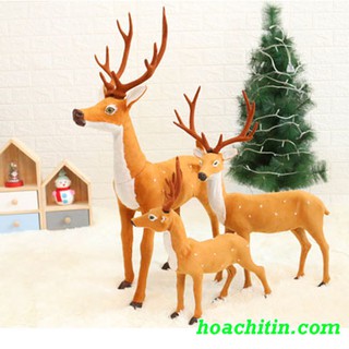 Tuần Lộc Để Chân Cây Thông Trang Trí Noel Giáng Sinh