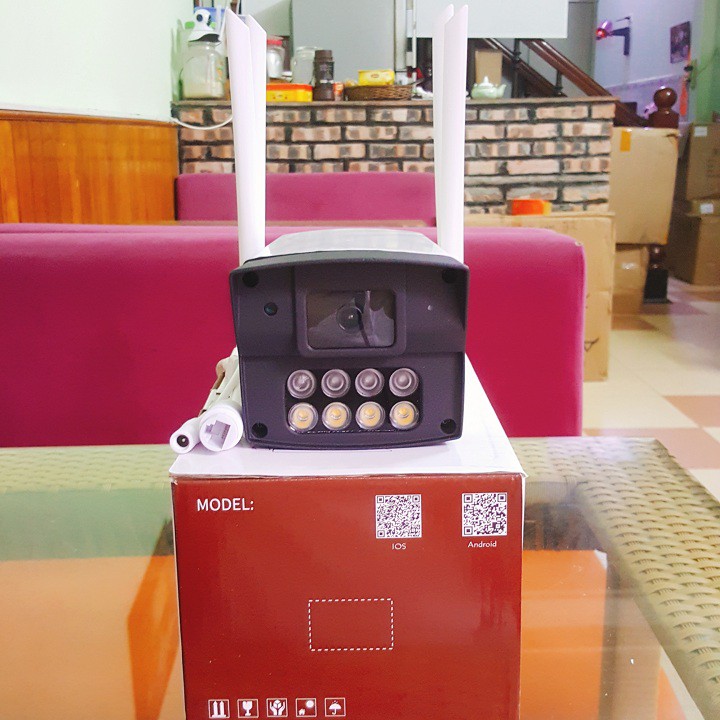Camera ngoài trời yoosee 4 râu 8led 3.0Mpx, đàm thoại 2 chiều, siêu nét, chịu nắng mưa, có màu ban đêm | BigBuy360 - bigbuy360.vn