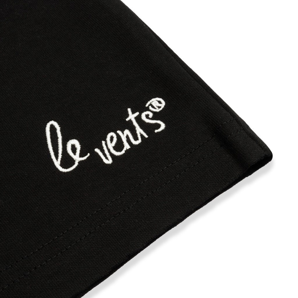 Quần Short Nam Nũ LEVENTS  Essential Shortpants/ Black , quần đùi unisex ống rộng full tag hãng levents Satoshop