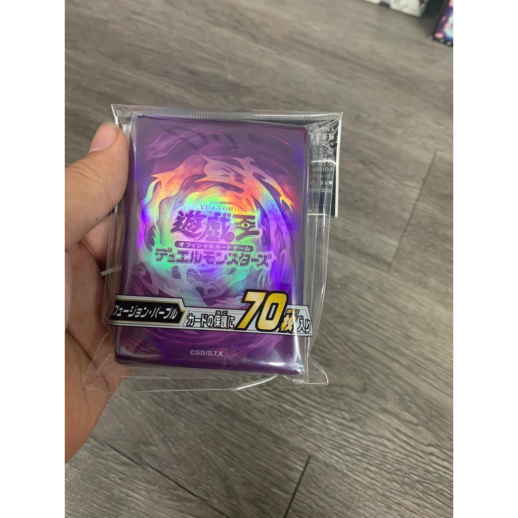 Combo Bọc bài chính hãng Yugioh Size - Fusion bịch 70 cái - Sleeve