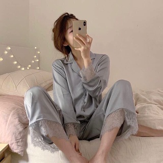 BỘ LỤA 3M PHỐI CHÂN REN CHO NỮ🌷