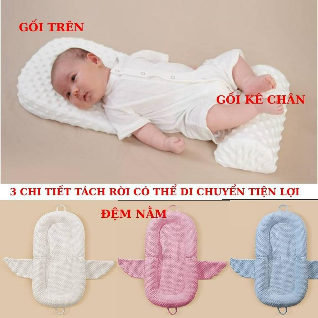 Đệm nhung hạt matxa cao cấp cho bé 0-36 tháng tuổi