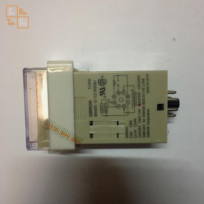 Rơle thời gian (Timer) Omron DH48S-1Z DH48S-2Z, DH48S-S (Kèm đế) Relay thời gian Công tắc hẹn giờ DH48S