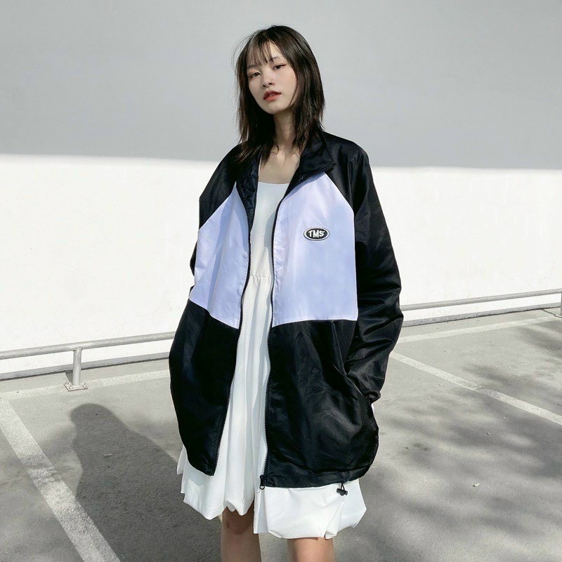 Áo Khoác Dù Chống Nắng TMS.MIDSIDE Cặp Đôi nam/nữ phong cách Hàn Quốc Unisex Form Rộng Jacket Ulzzang - Sumon Shop