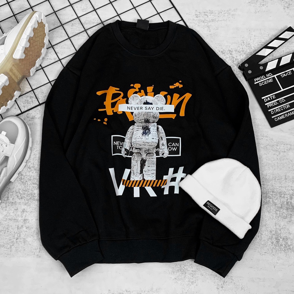 Áo Sweater OD Oversize Ubiq Maps, áo nỉ dài tay Unisex ODIN CLOTHING | BigBuy360 - bigbuy360.vn