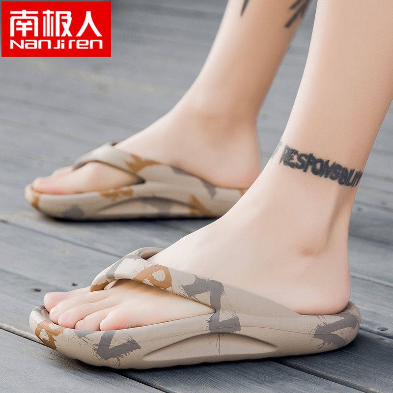 Dép nam xỏ ngón dạo biển đế mềm chống trượt kiểu Hàn Quốc phong cách mùa hè cá tính cho nam
