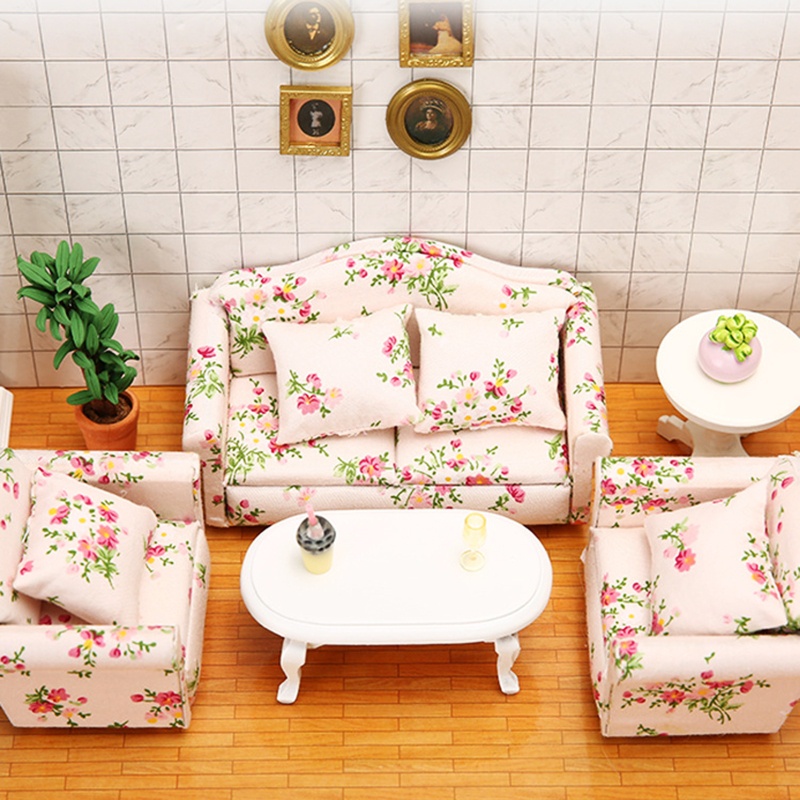 Mô Hình Ghế Sofa Độc Đáo Cho Nhà Búp Bê Tỉ Lệ 1: 12