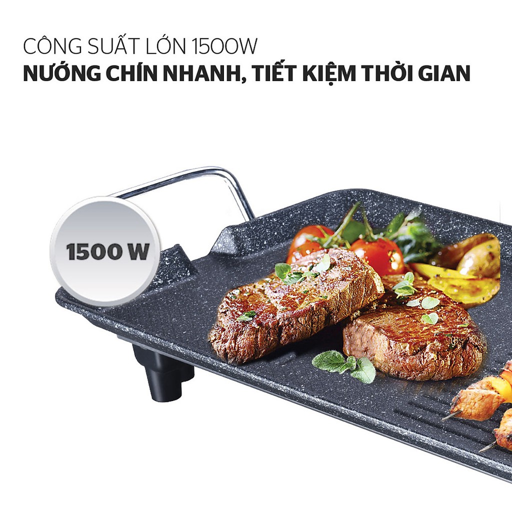 Bếp nướng điện Sunhouse SHD4607 Công suất lớn 1500W