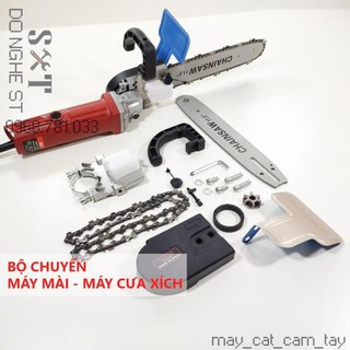 Bộ chế máy mài thành máy cưa gỗ - bản dày