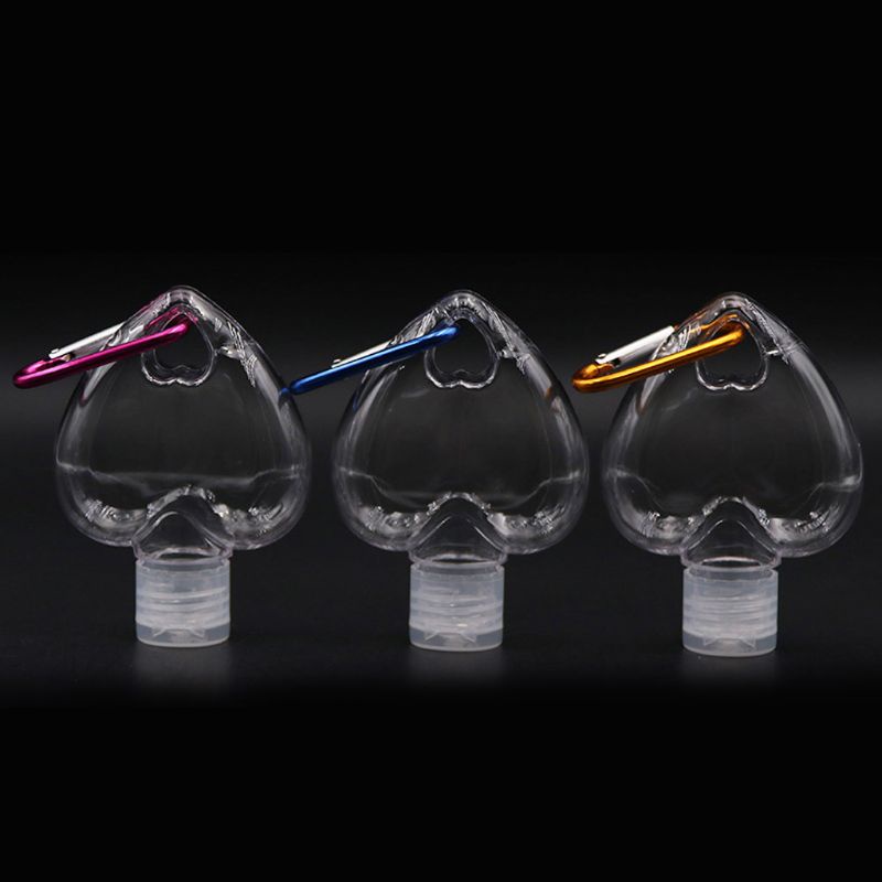 Chai Rỗng Đựng Nước Rửa Tay Dạng Bóp Mini Có Móc Khóa