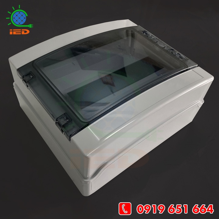 Vỏ tủ điện chống nước năng lượng mặt trời 12 line IP65 – Hệ thống điện NLMT, tủ điện solar