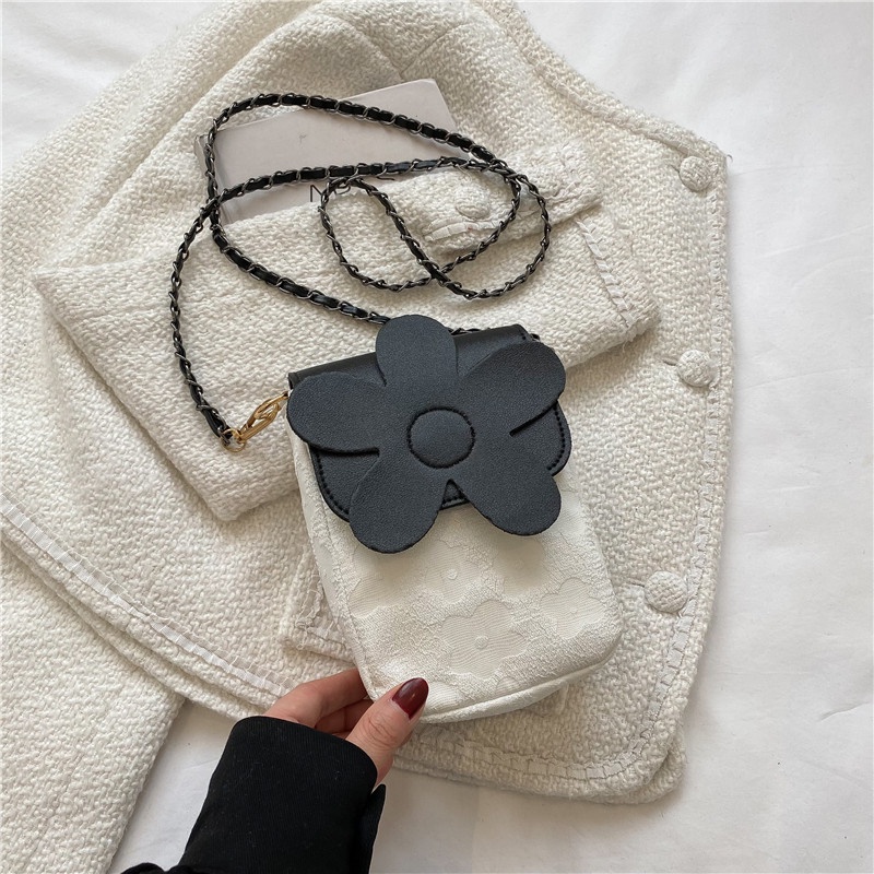 Túi Đeo Chéo Họa Tiết Hoa Dệt Nhỏ Xinh Xắn Thời Trang Xuân Hè Dành Cho Nữ 2022