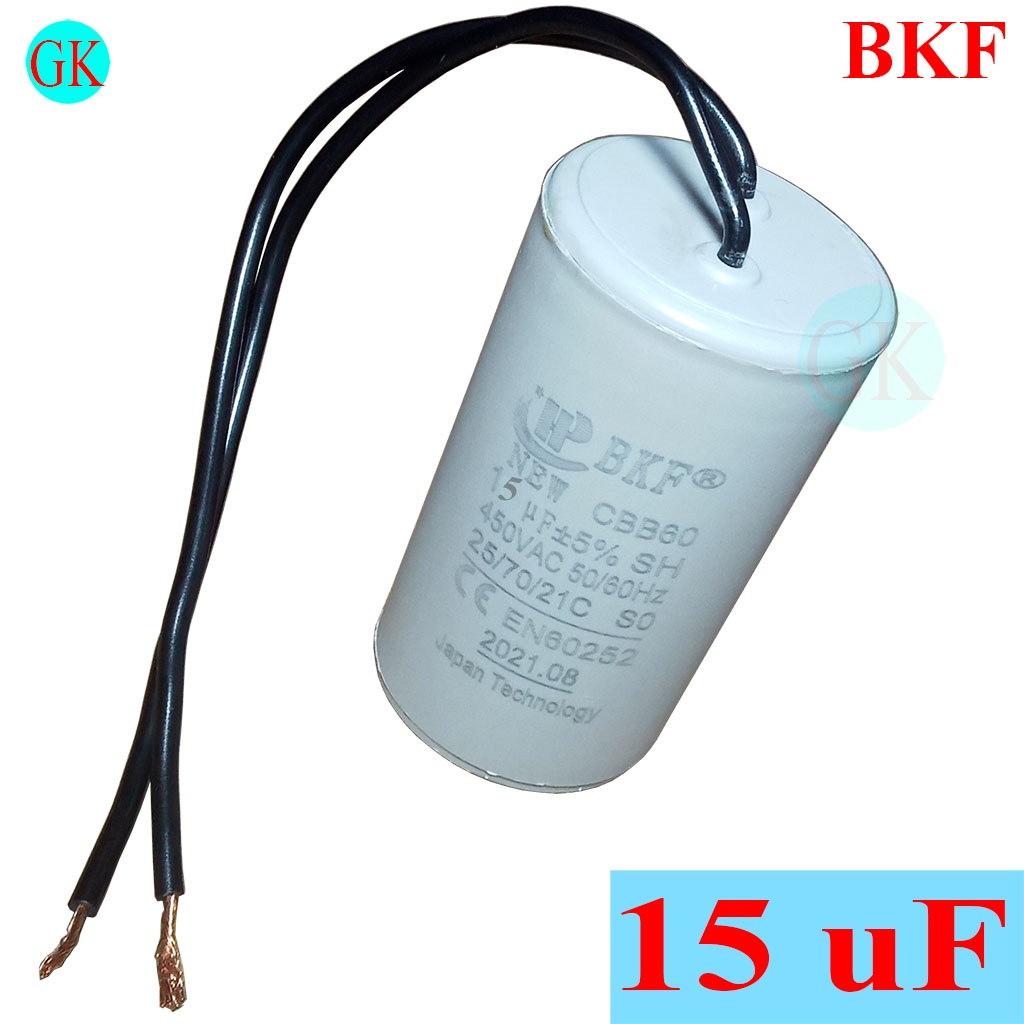 Tụ 15uF 450Vac 50/60Hz BKF