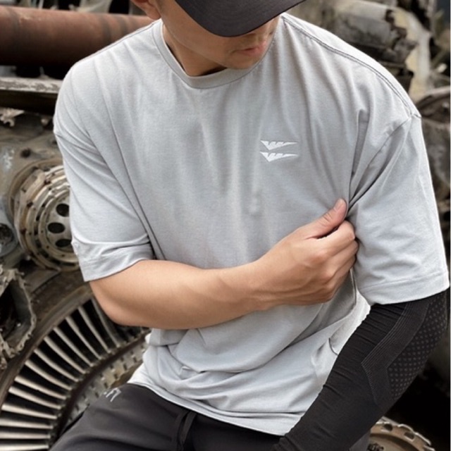 ÁO PHÔNG OVERSIZE T-0011| XÁM KHÓI