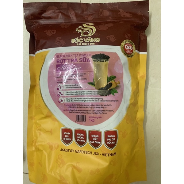 Bột Trà Sữa Uống Liền Meiko Tea 1Kg/ Gói - Bột trà sữa Pha Sẵn Đủ Vị Truyền Thống (Hồng Trà, Dâu, Đào, Xoài, Khoai Môn