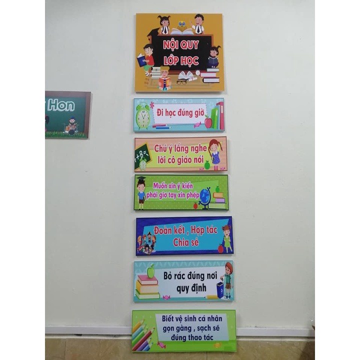 Bảng Nội Quy Lớp Học 80x1m2