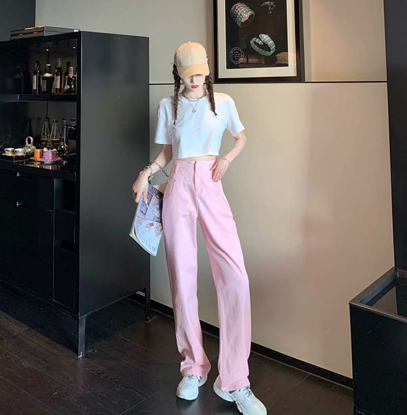 Quần dài lưng cao dáng rộng phong cách cổ điển sành điệu cho nữ | BigBuy360 - bigbuy360.vn