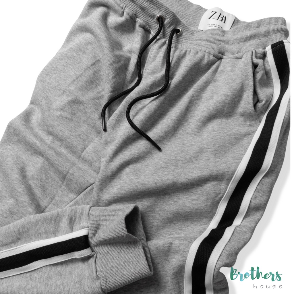 Quần jogger Zara chuẩn xịn,viền hông lên dáng trẻ trung vận động thoải mái