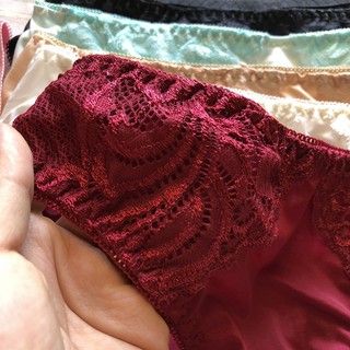 COMBO 10 Quần lót nữ kiểu Cotton lụa mặc thoải mái(ren trước)