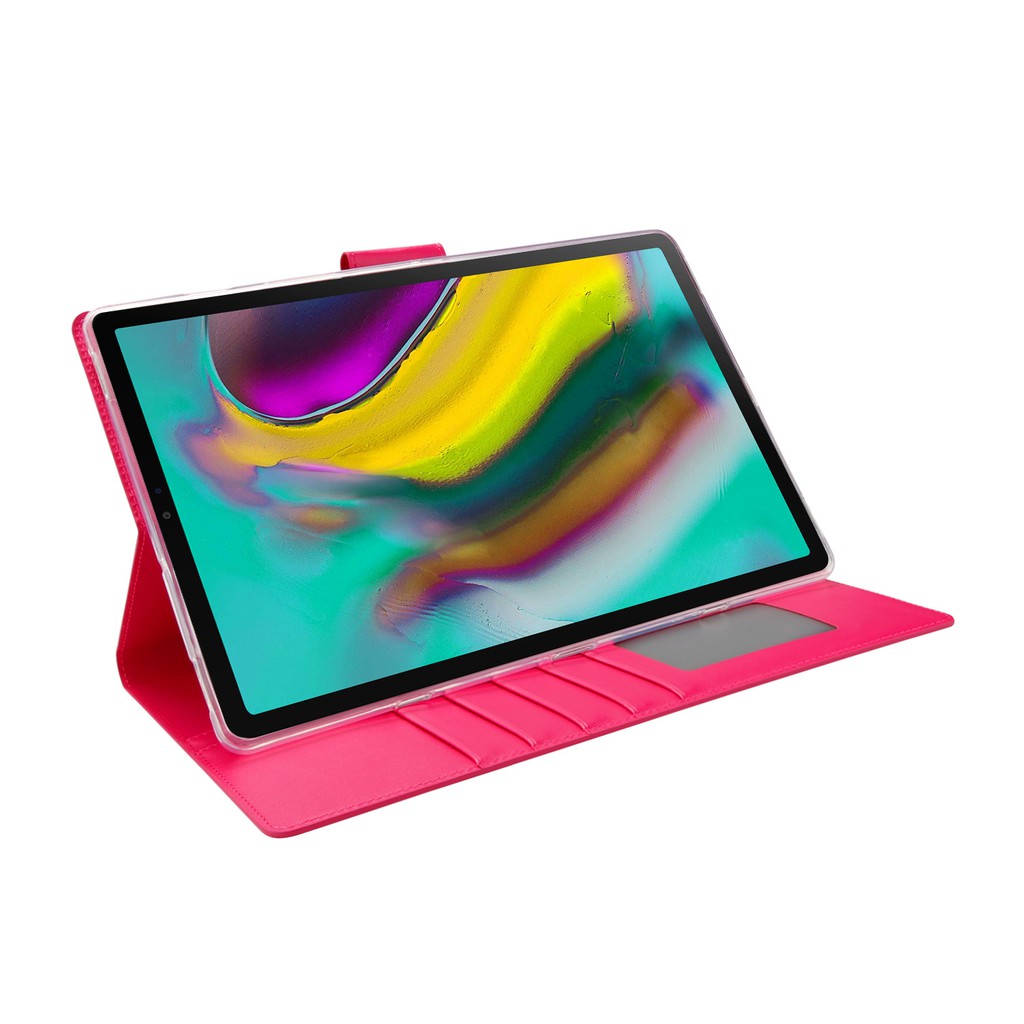 Bao da Samsung Galaxy Tab A7 10.4 (2020) T500/T505 dạng ví có ngăn đựng thẻ, đựng tiền, quai gập chính hãng HanMan | BigBuy360 - bigbuy360.vn