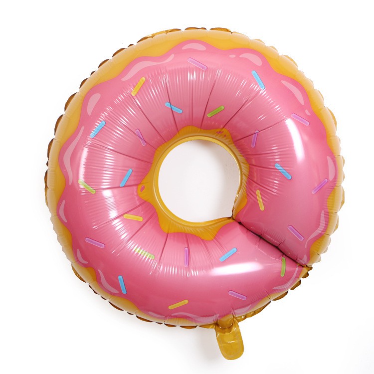 Bong Bóng Nhôm Hình Bánh Donut / Xương Rồng / Quả Dứa Trang Trí Tiệc Sinh Nhật