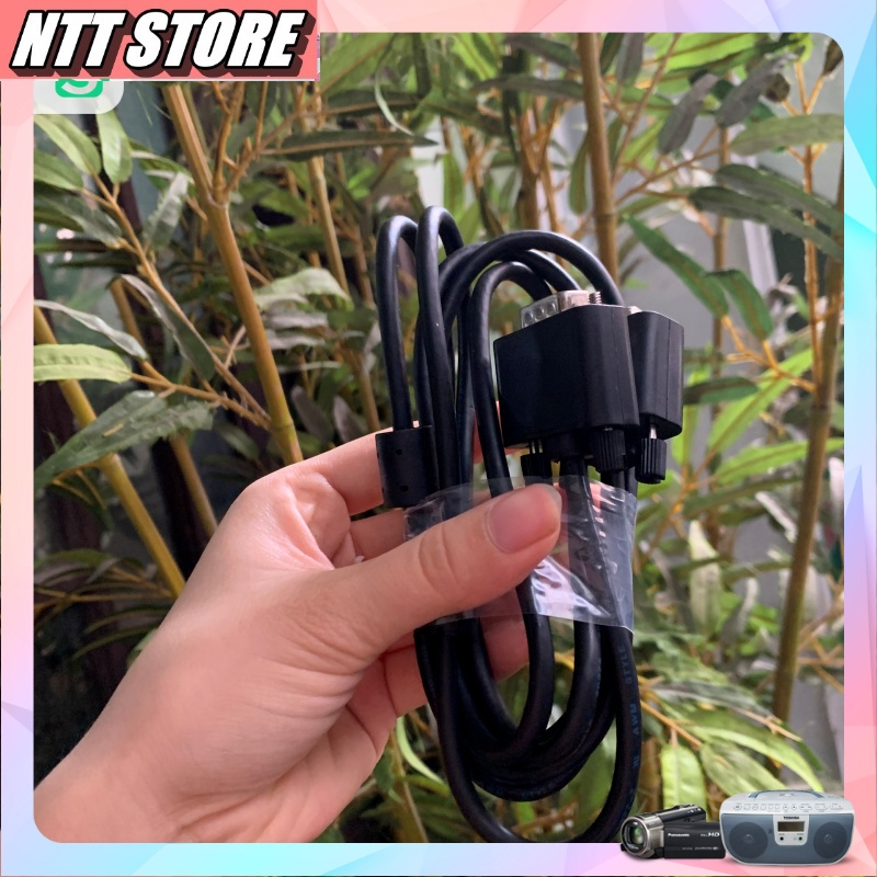 Dây Cáp Vga sang Vga dài 1 5m HÀNG BÓC MÁY DELL HP cực xịn dùng cho màn hình kết nối máy tính  máy chiếu, tivi box