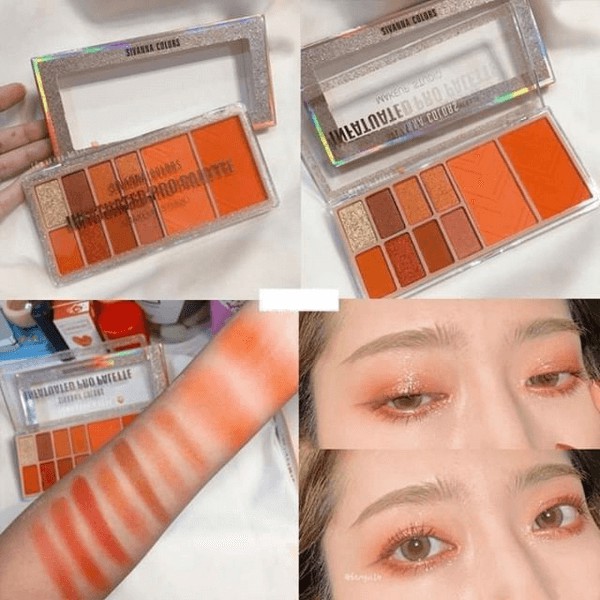 Bảng phấn mắt và má hồng Sivanna Colors Infatuated Pro Palette HF5021