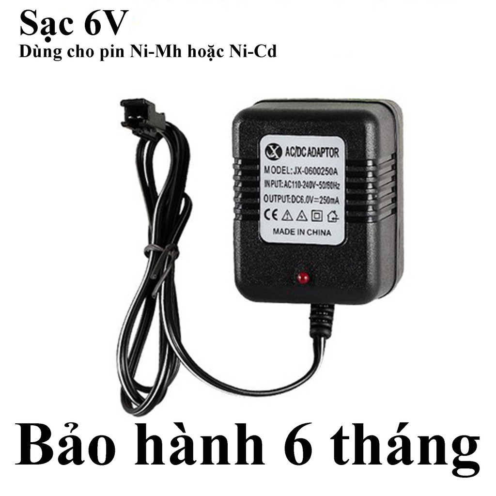 Sạc 6V xe điều khiển từ xa - SAC-6V