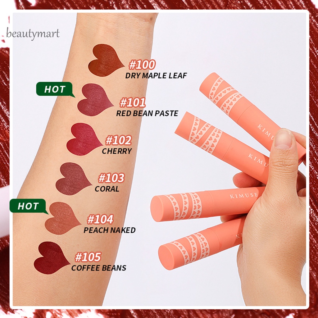 [Hàng mới về] Son kem lì kết cấu mịn mượt trang điểm dự tiệc chất lượng cao