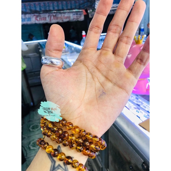 NHẪN 1 LƯỢNG BẠC 925 ĐEO TRẮNG THÌ MODERN , ĐEO VÀNG CŨNG MODERN