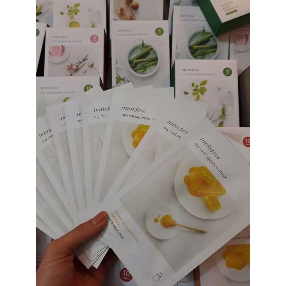 Mặt Nạ Giấy innissfree My Real Squeeze  Mask ( Mẫu Mới )_lẻ miếng | BigBuy360 - bigbuy360.vn
