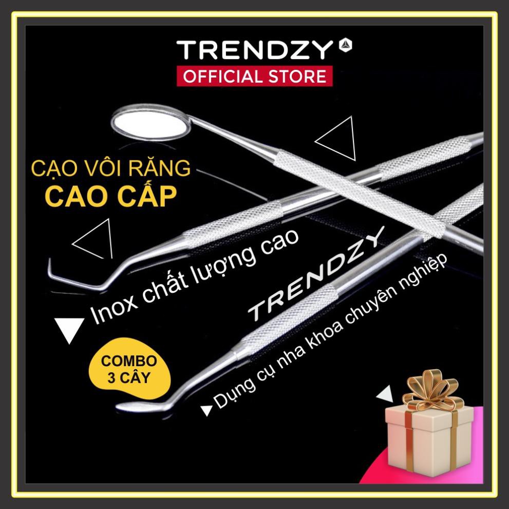 [Combo + 🎁 + Sale25%] Bộ lấy cao răng inox cao cấp - Tẩy cao răng, vôi răng chuyên nghiệp tại nhà - chuẩn nha khoa