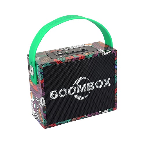 [Mã ELHACE giảm 4% đơn 300K] Loa Bluetooth Karaoke mini Boombox, Kèm Micro Hát hay, Vân màu trẻ trung