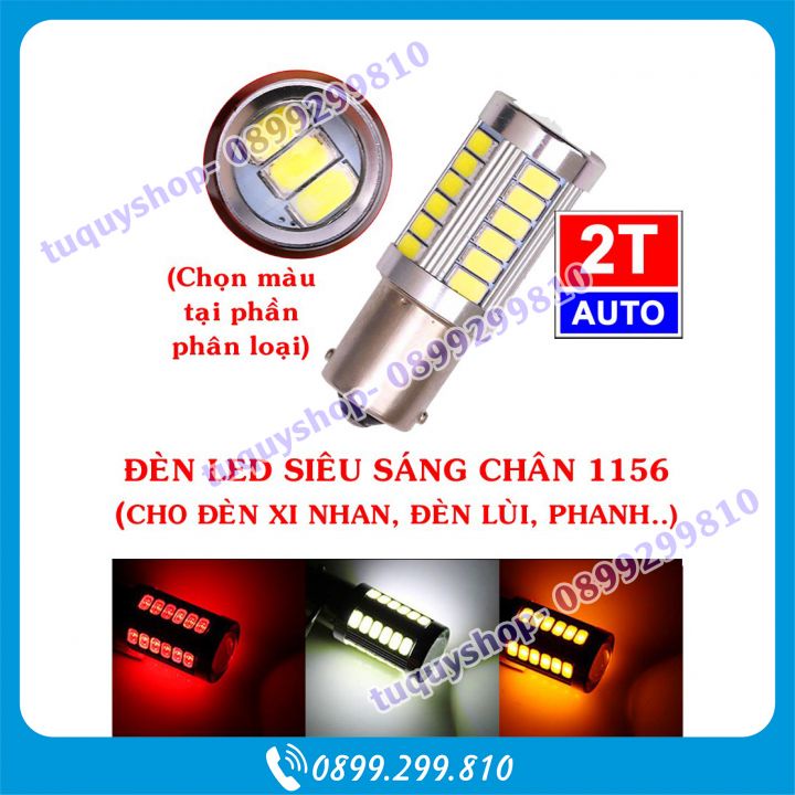 01 Bóng đèn led chân 1156,sử dụng cho đèn phanh,xi nhan,đèn lùi,đèn de,đèn hậu cho ô tô xe máy  SKU 337