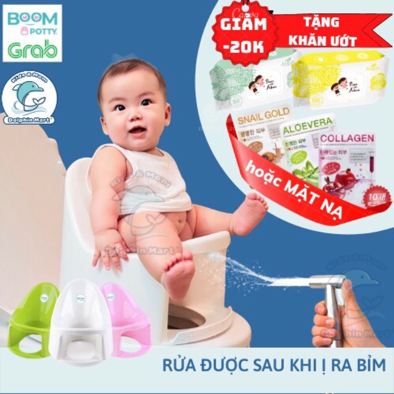 [Thanh lý] Bô cho bé - Bô Boom Potty cho bé từ 7 tháng (8.5kg) đến 4y (số lượng có hạn)