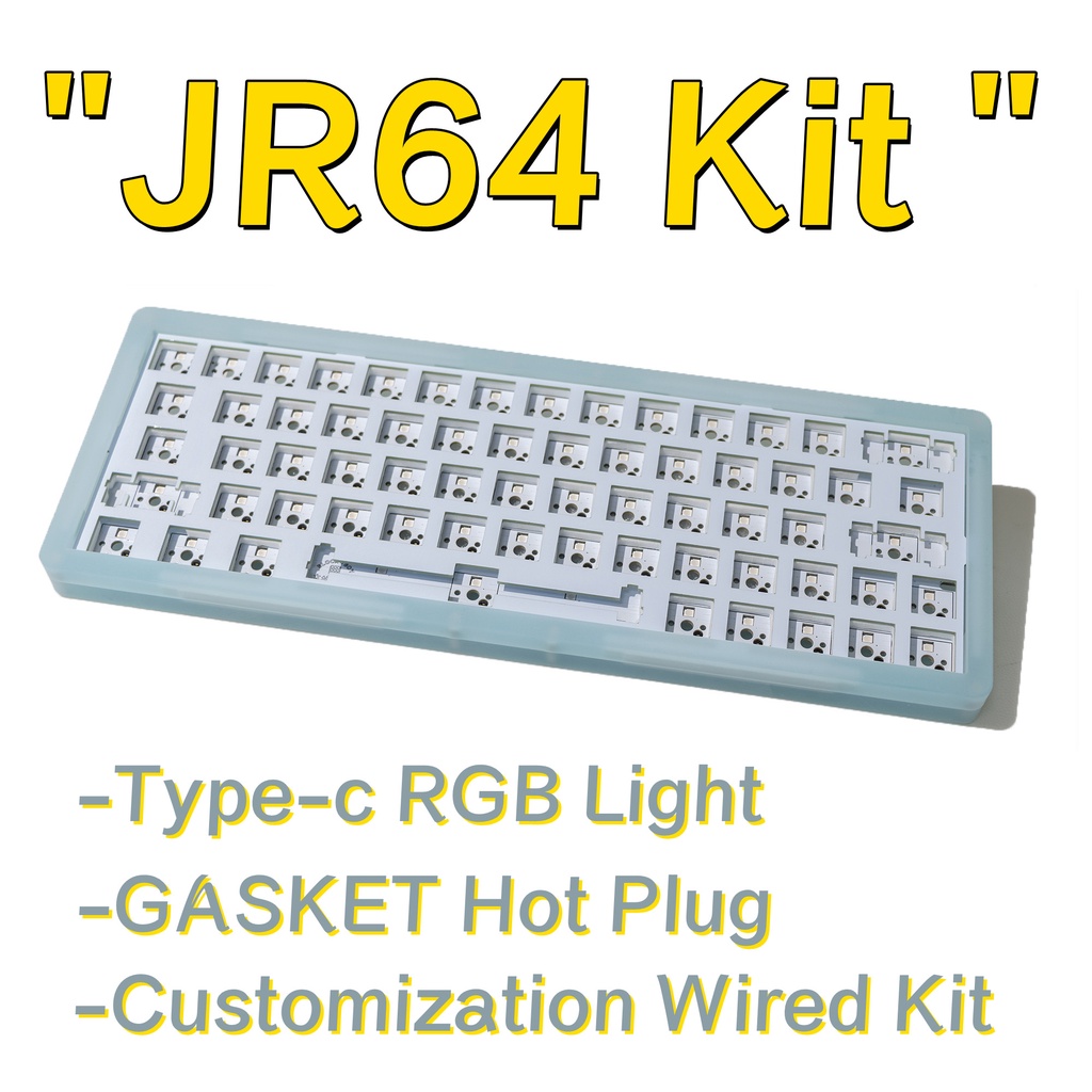 Bộ Bàn Phím Cơ JR64 Có Dây Chuyên Dụng RGB FK680 PRO
