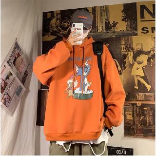 Áo khoác hoodie in hình mèo tom