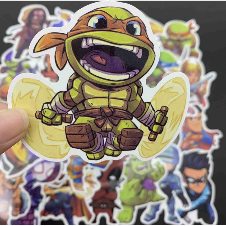 Sticker dán cao cấp chủ đề MARVEL - Dùng dán Xe, dán mũ bảo hiểm, dán Laptop...#1