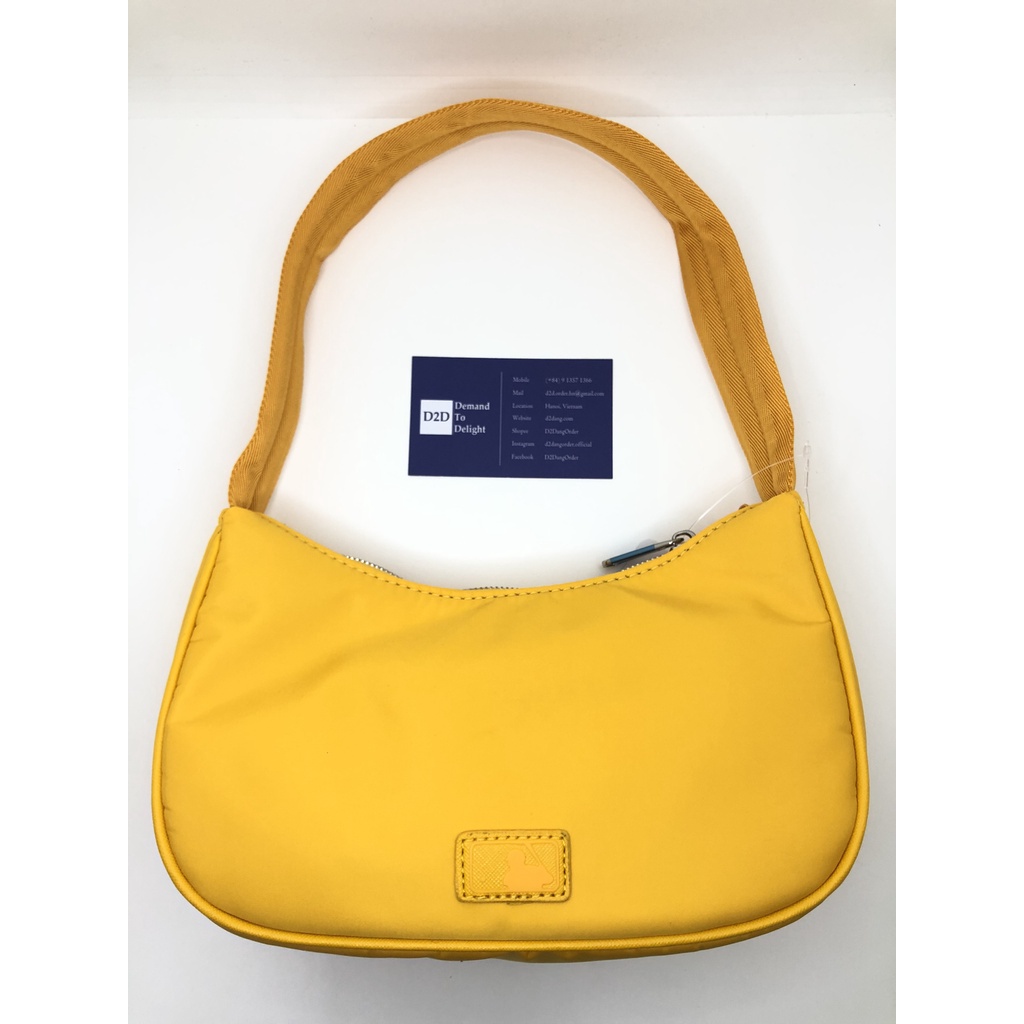 Túi Đeo Vai Bán Nguyệt M.L.B Nylon Hobo Bag Season 2022