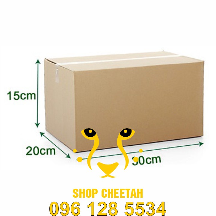 [30cm x 20cm x 15cm] Hộp carton combo 50 chiếc – Dùng trong công tác đóng hàng hỗ trợ vận chuyển - Hộp COD