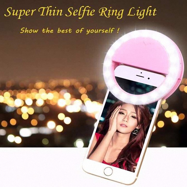 Đèn LED SELFIE Trợ Sáng Điện Thoại  RK14 Nhỏ Gọn