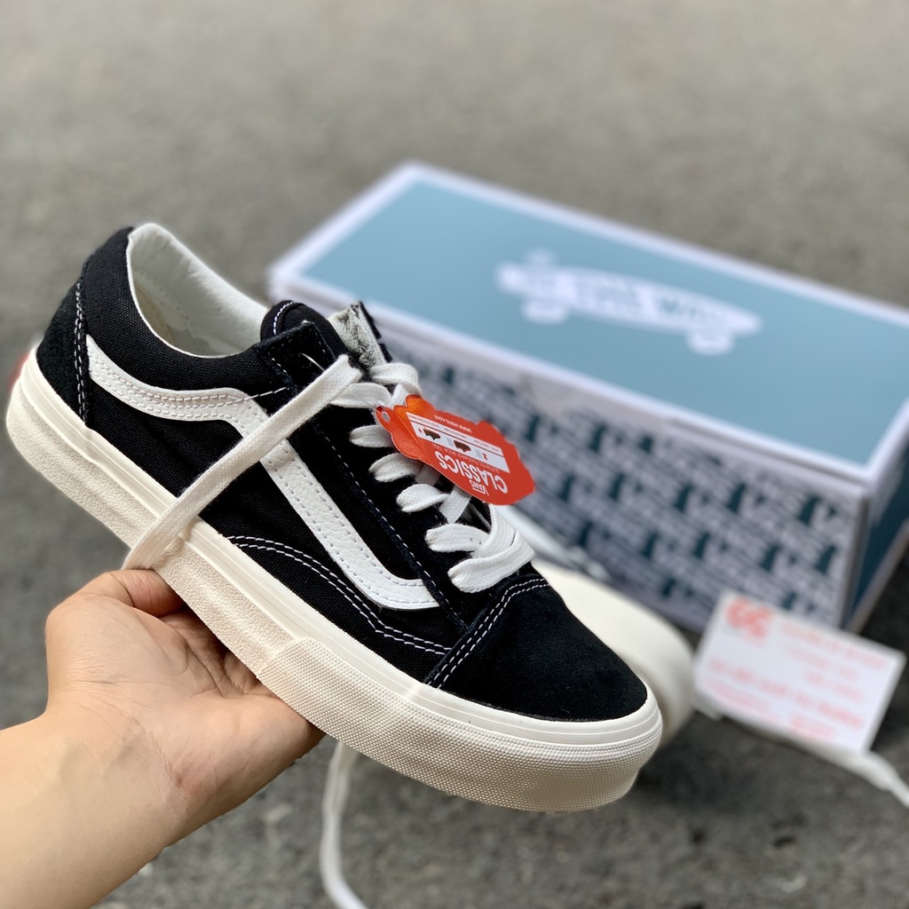 Giày ⚡Vans Vault Old Kool R1:1⚡ Nam, Nữ Cao Cấp - Giày Thể Thao Vans