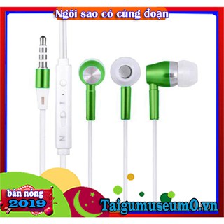 Tai nghe nhét tai phát sáng trong đêm , kích thước 3.5mm