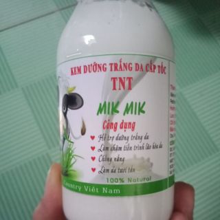 Kem  sữa non dưỡng trắng da cấp tốc