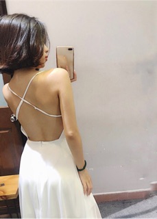 Maxi hở lưng ( có mút sẵn )